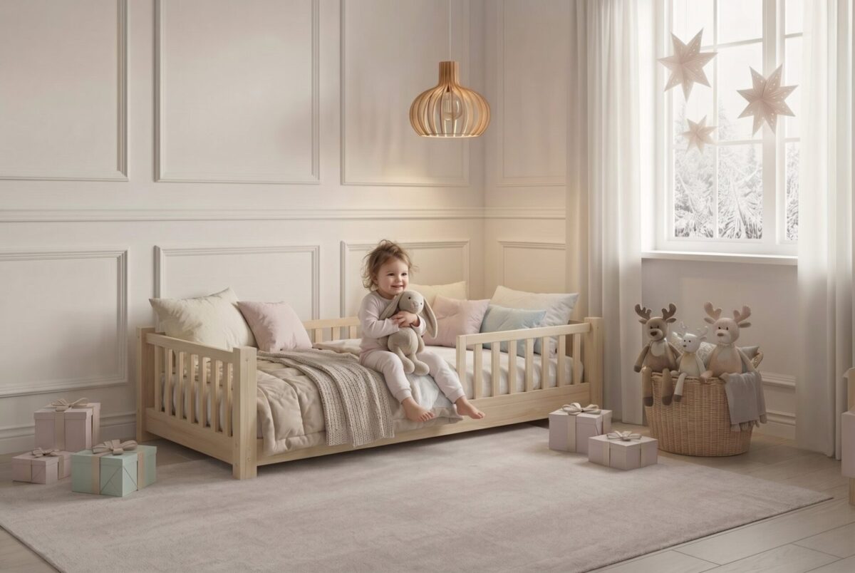 Kind im Kinderbett ANELLA mini