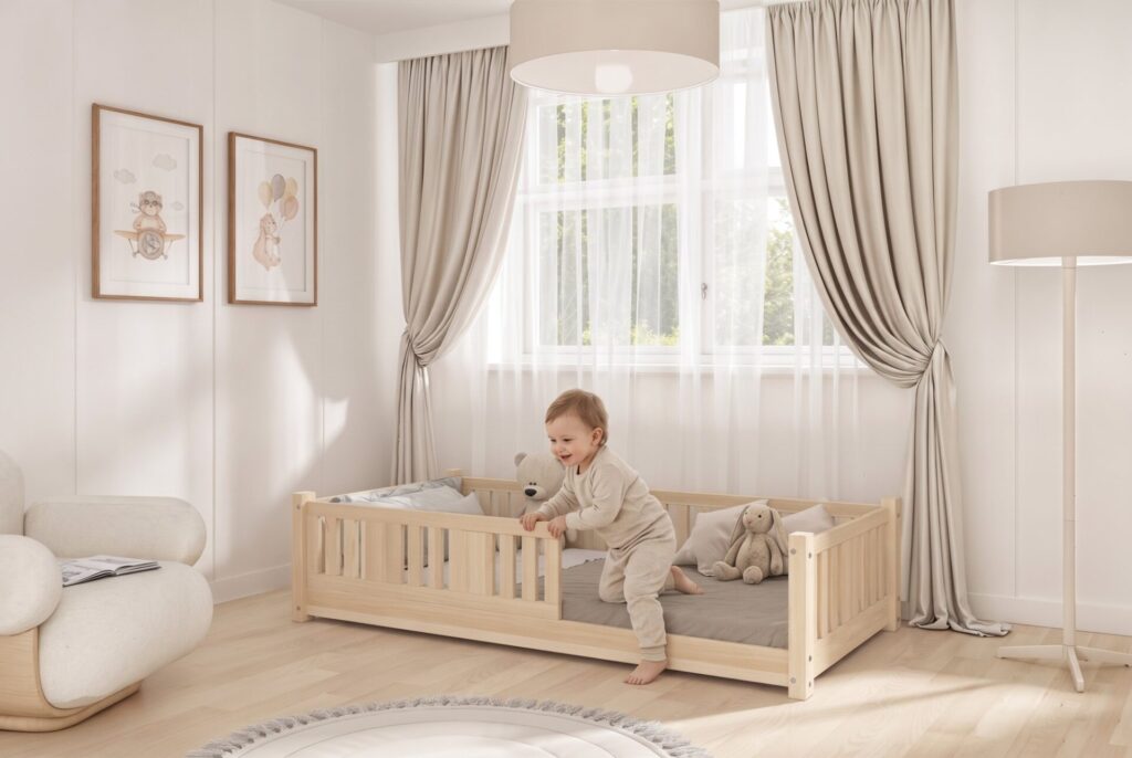 Kind im Kinderbett NIKO mini