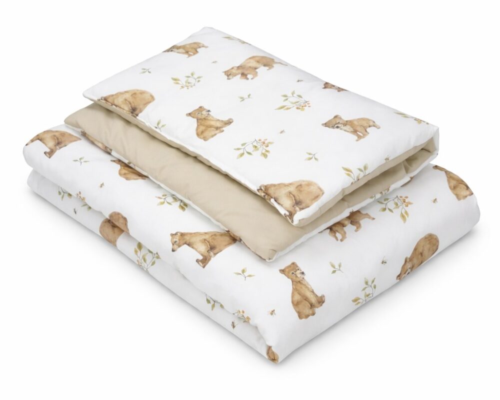 Kinderbettwäsche mit Füllung – Bärchen
